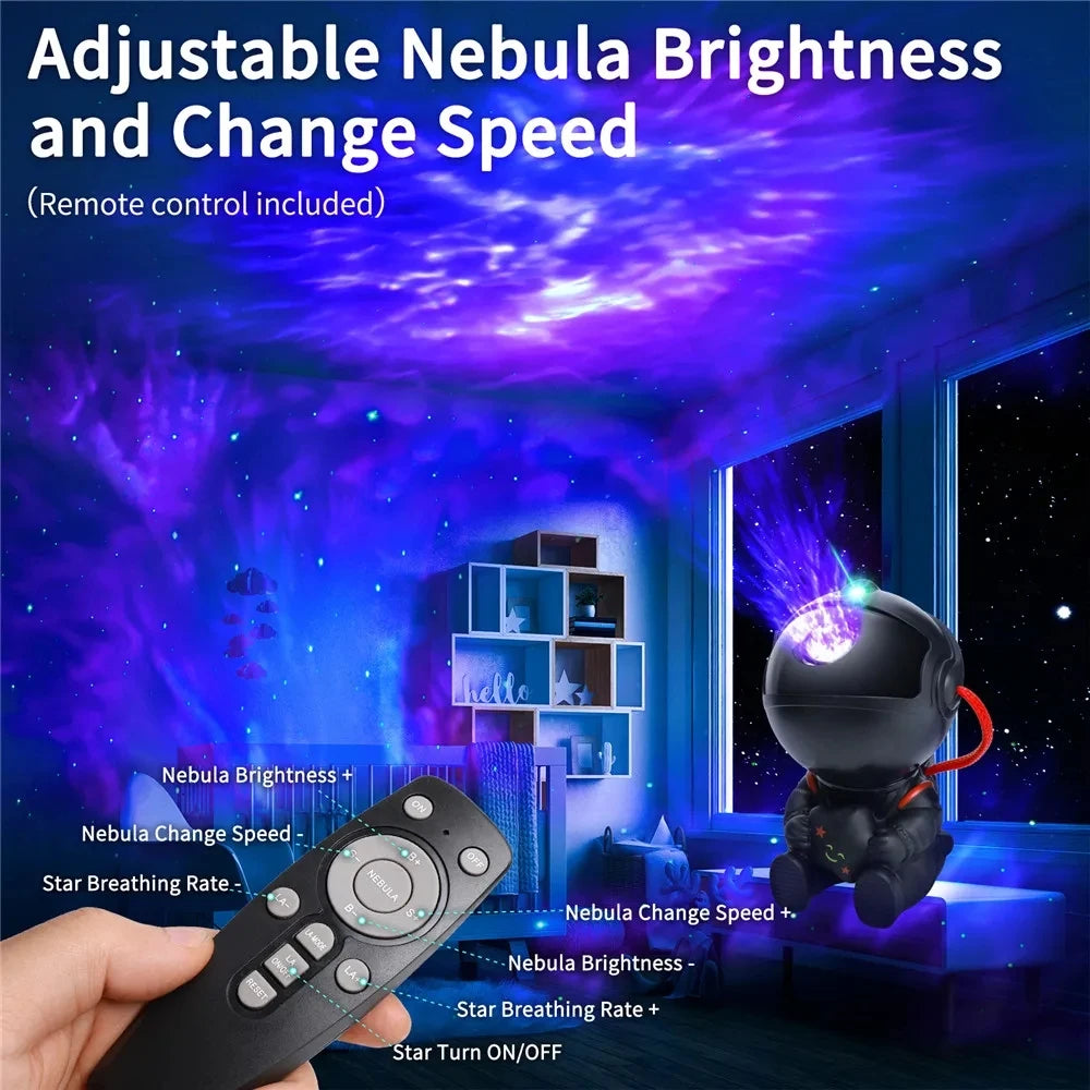 ASTRIC  Astronaute ciel étoilé atmosphère lumière LED veilleuse Projection galaxie projecteur bureau décoration lumière chambre maison